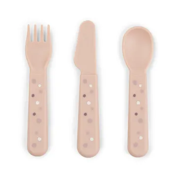 Σετ μαχαιροπίρουνα Happy Dots foodie 3 τεμαχίων - Powder - Done by deer