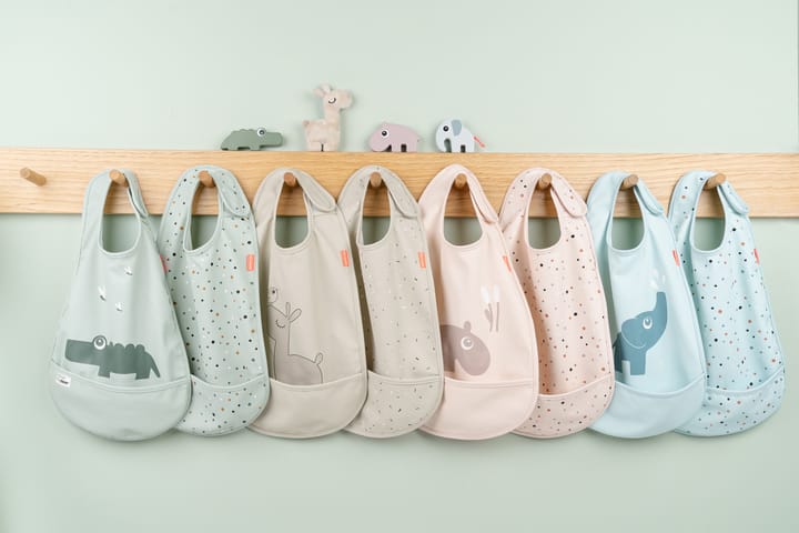 Lalee σαλιάρα με Velcro 2-pack, Sand Done by deer