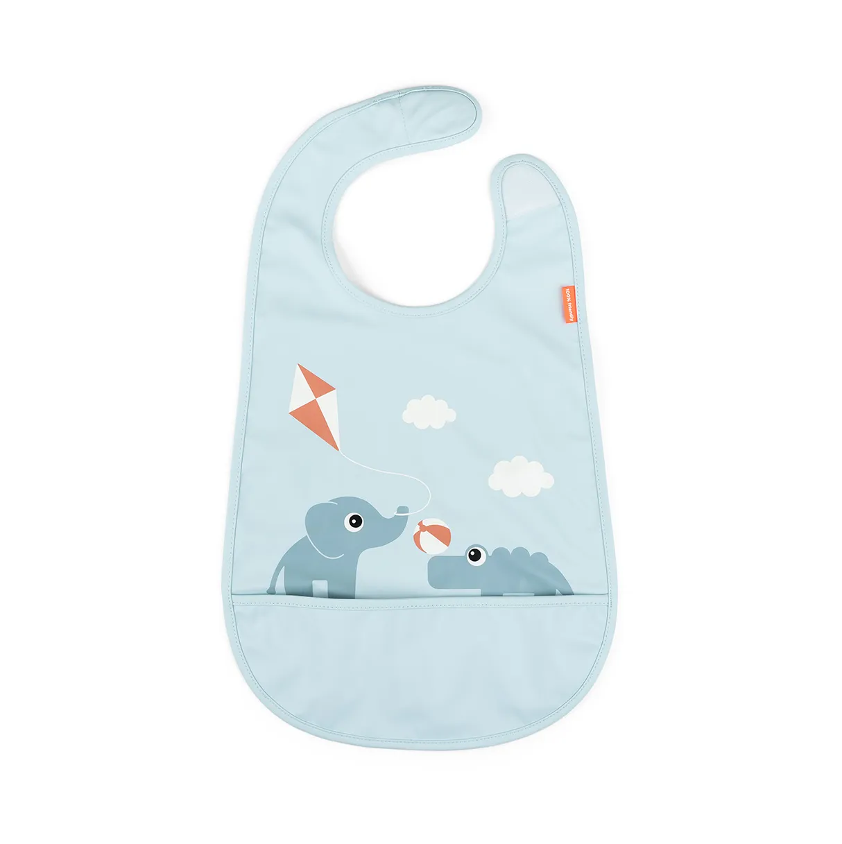 Παιδική σαλιάρα Playground με Velcro, Blue Done by deer