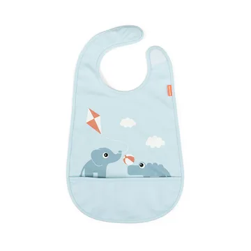 Παιδική σαλιάρα Playground με Velcro - Blue - Done by deer