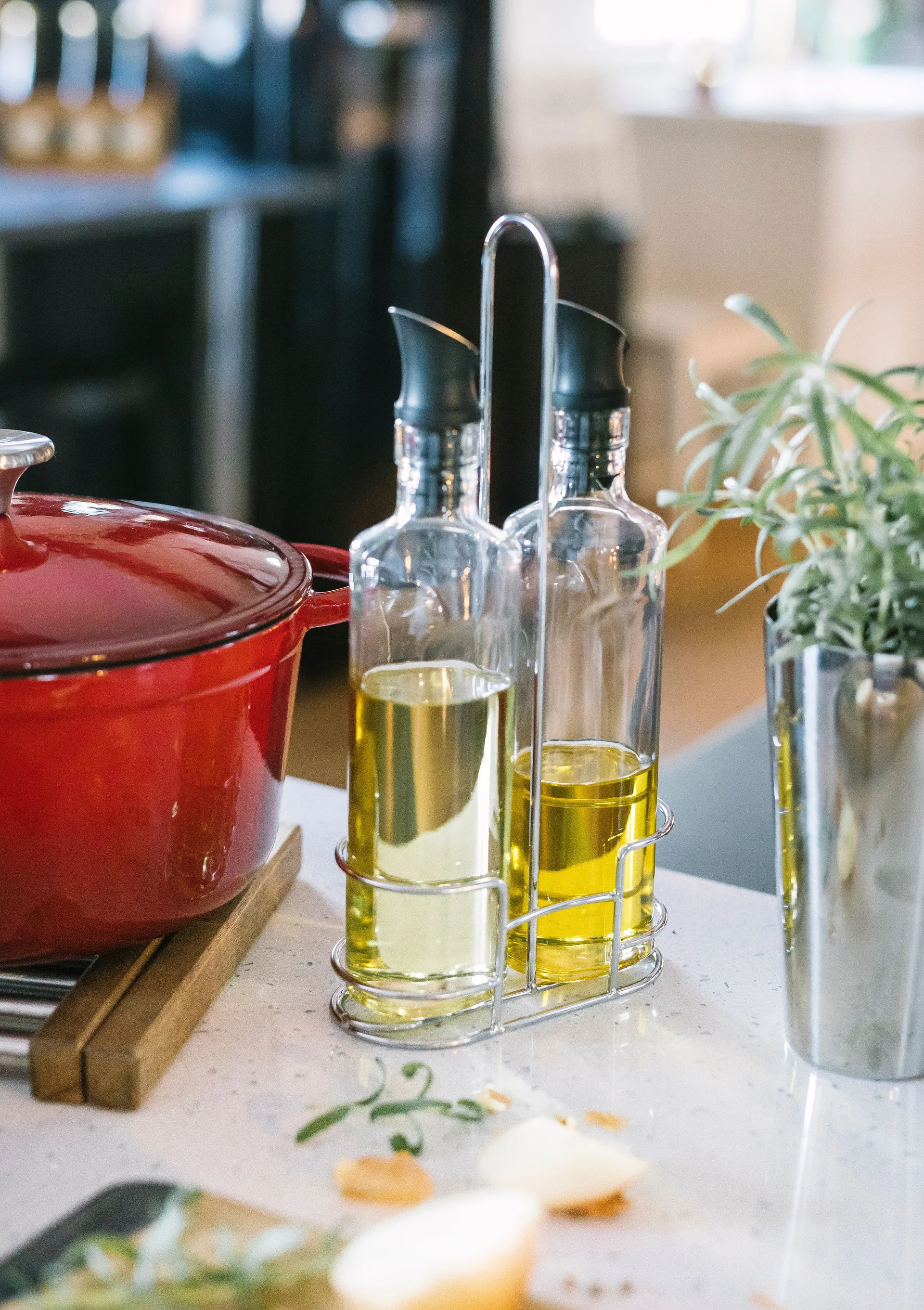 Σετ για λάδι και ξίδι 35 cl, Γυαλί Dorre