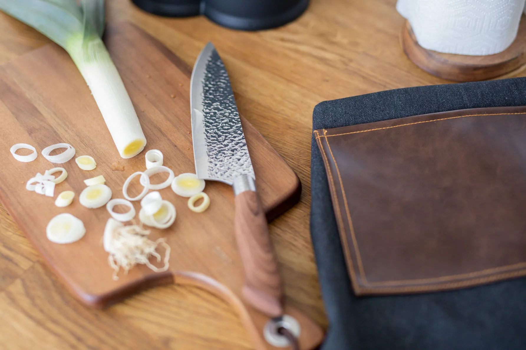 Akira σετ 3 μαχαιριών ανοξείδωτων, Καφέ Dorre