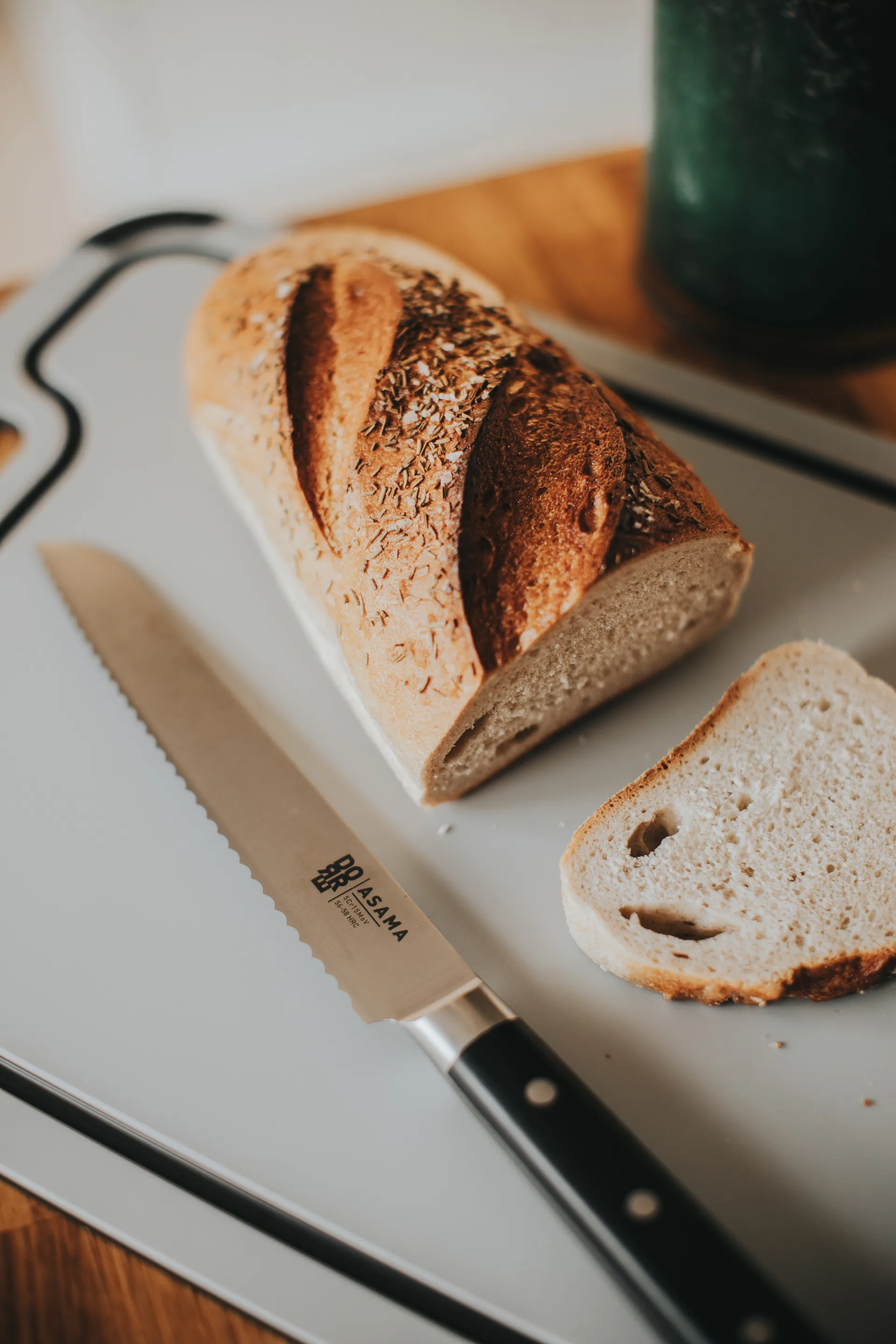 Asama μαχαίρι ψωμιού 20 εκ., Ανοξείδωτο ατσάλι Dorre