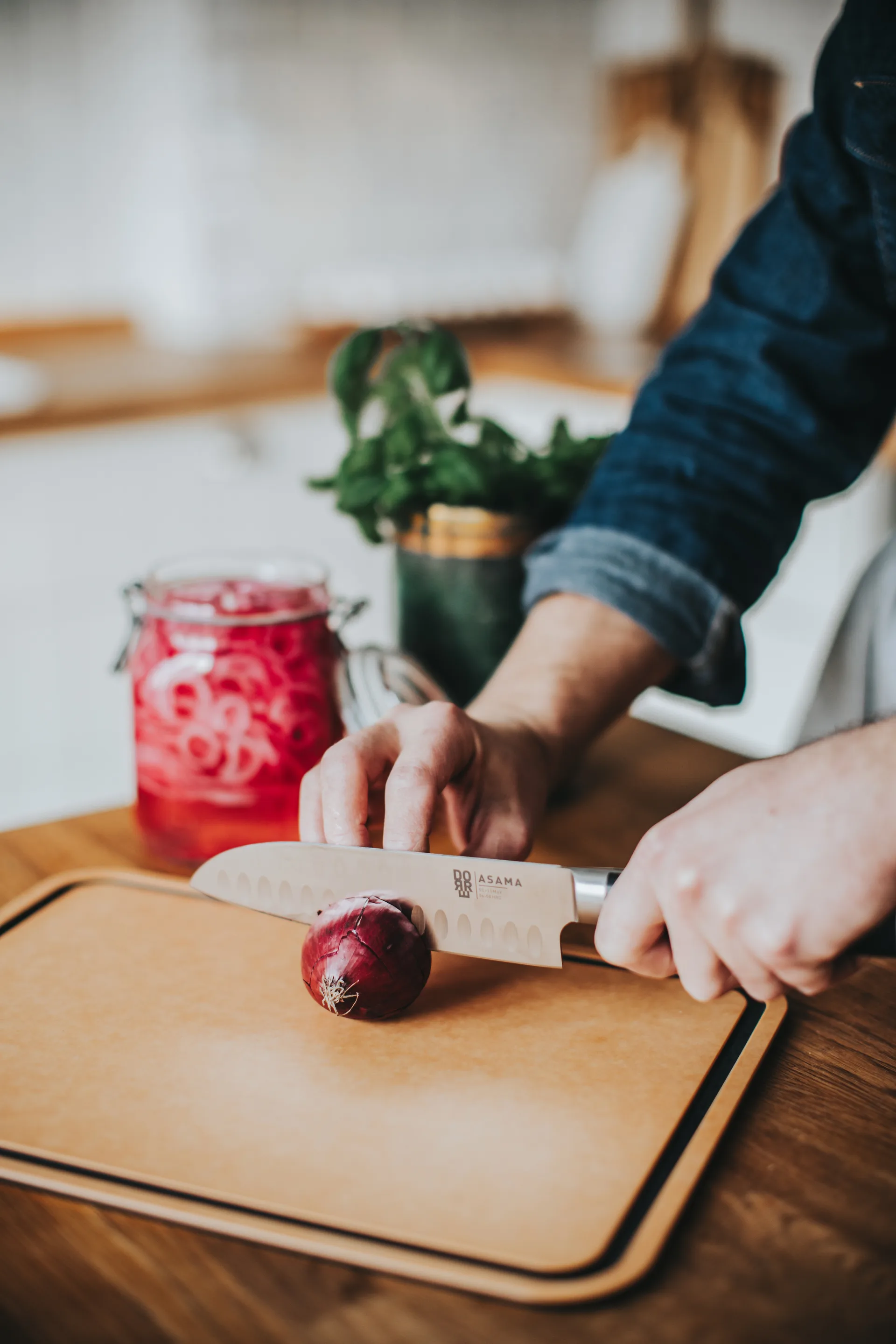 Asama santoku μαχαίρι σεφ 18 εκ., Ανοξείδωτο ατσάλι Dorre