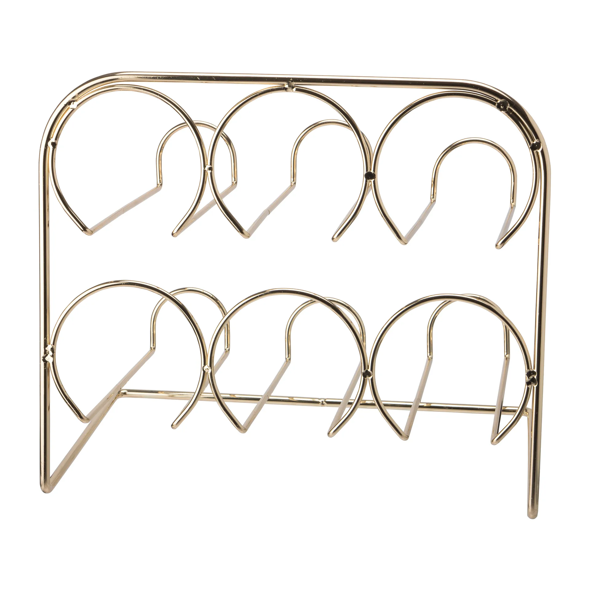 Beda στήλη για 6 μπουκάλια κρασιού 29 cm, ορείχαλκος Dorre