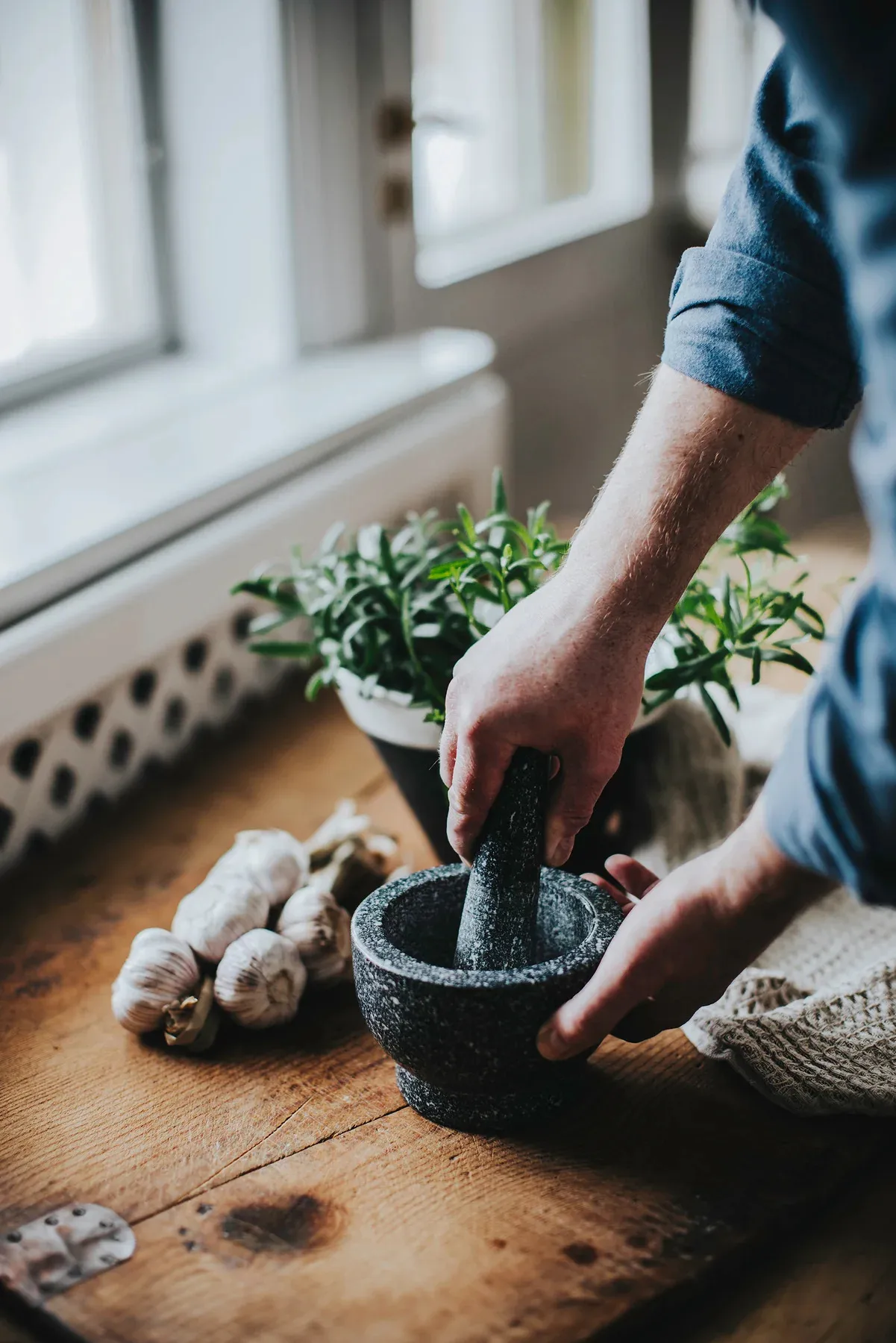 Birkedal γουδί Ø13 cm, Γρανίτης Dorre