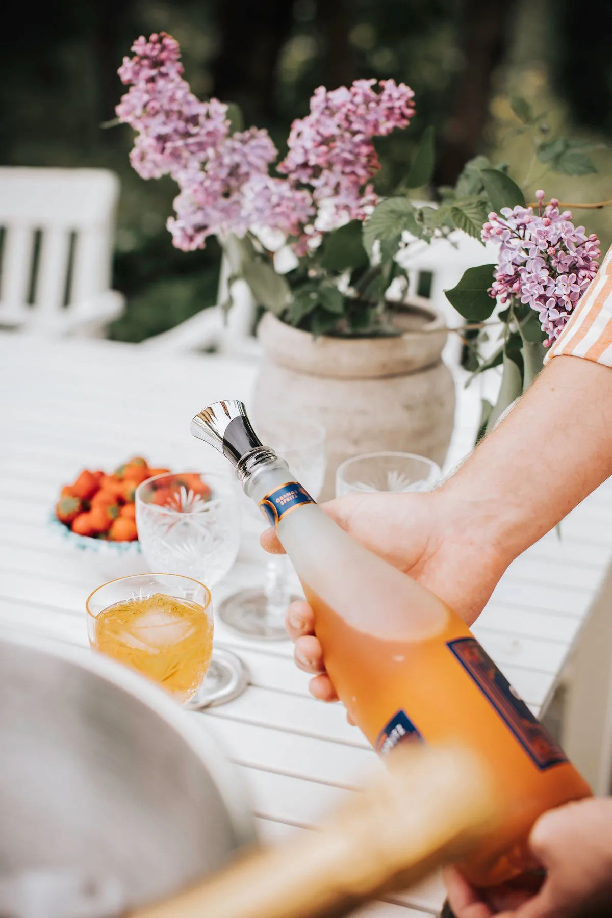 Bliss πώμα φιάλης, Χρώμιο-μαύρο Dorre