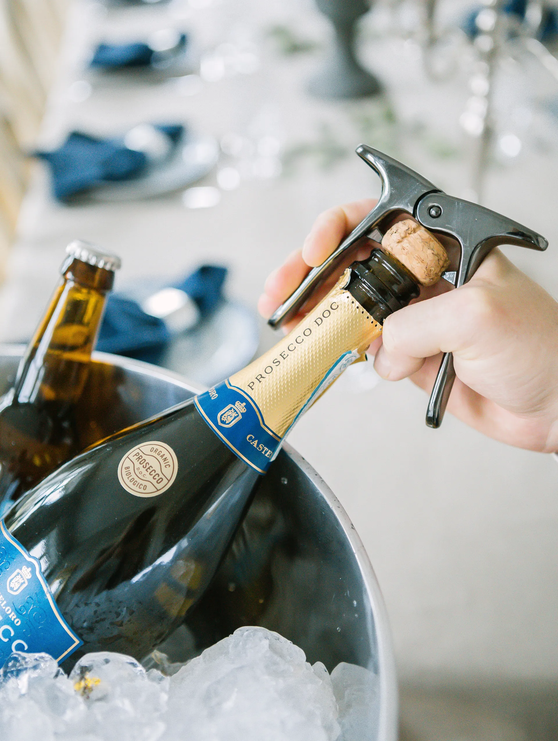 Carla ανοιχτήρι σαμπάνιας, γκρι Dorre