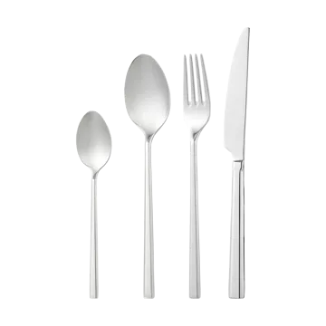 Σετ μαχαιροπήρουνων Clara ανοξείδωτο ατσάλι. - 24 κομμάτια - Dorre