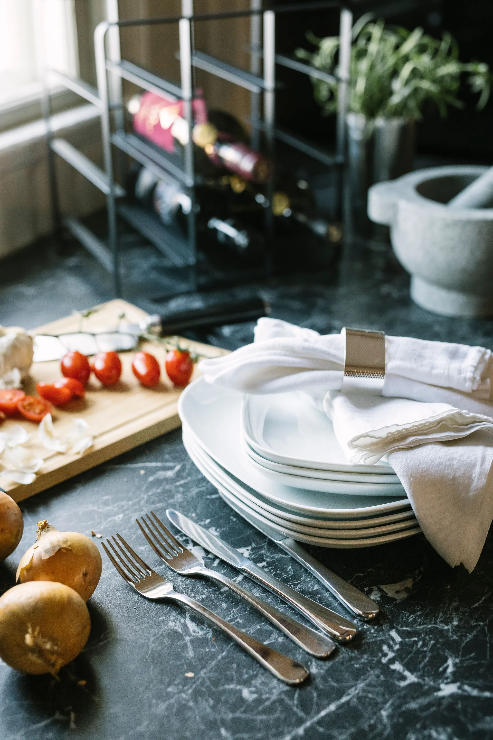 Classic ανοξείδωτα μαχαιροπίρουνα, 60 τεμάχια Dorre