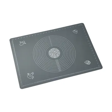 Cookie χαλάκι για ψήσιμο - Γκρί, XL, σιλικόνη, 50x70 εκ. - Dorre