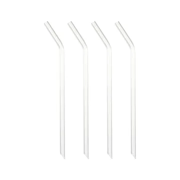 Dora ποτήρι με καλαμάκι 21 cm Συσκευασία 4 τεμαχίων  - Λυγισμένο - Dorre