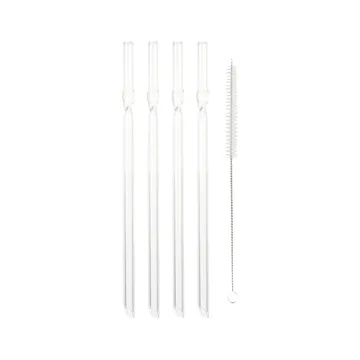 Dora ποτήρι με καλαμάκι 21 cm Συσκευασία 4 τεμαχίων  - Ίσιο - Dorre