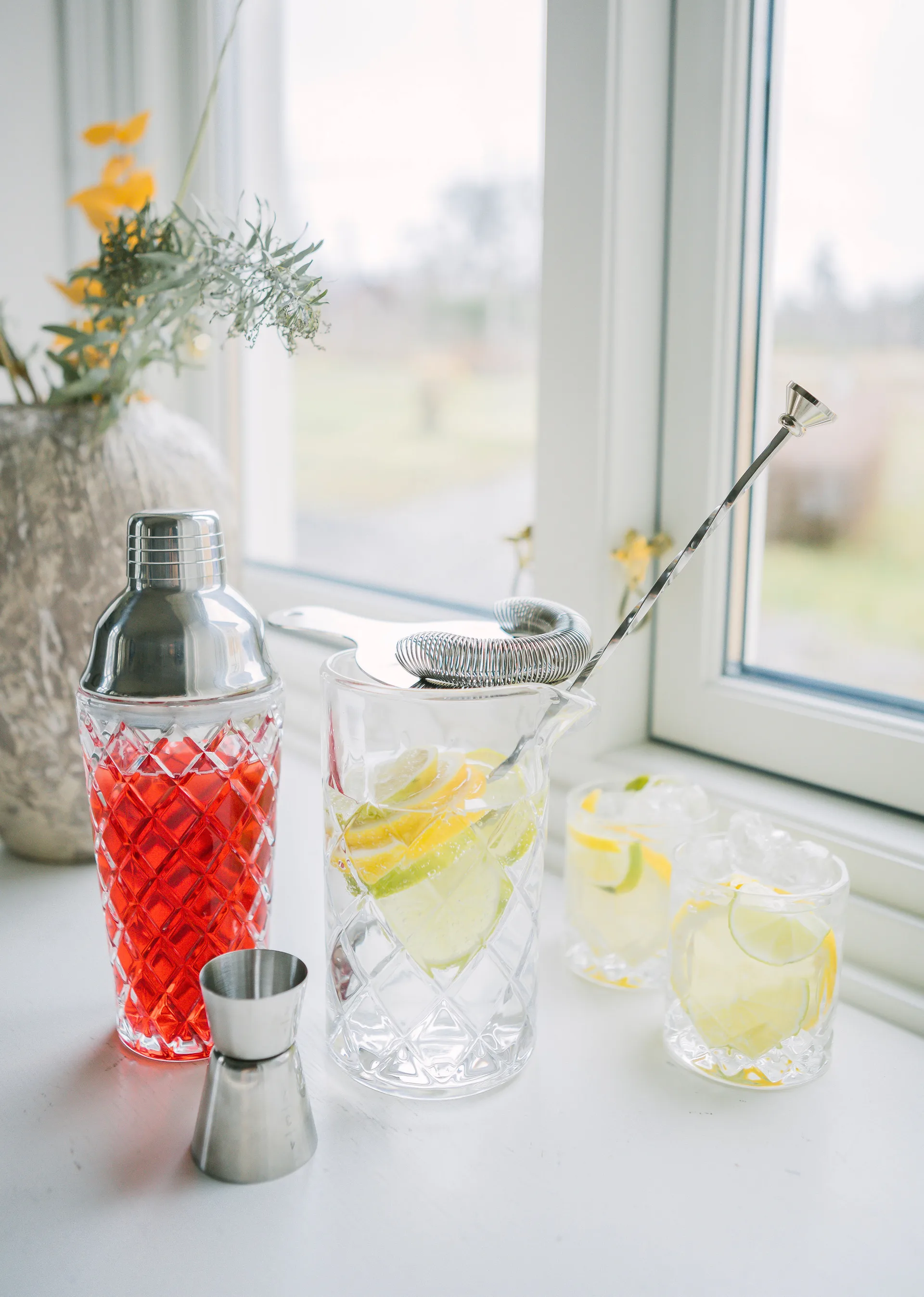 Dylan σέικερ 40 cl, Γυαλί-ανοιξείδωτο ατσάλι Dorre