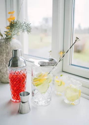 Dylan σέικερ 40 cl - Γυαλί-ανοιξείδωτο ατσάλι - Dorre