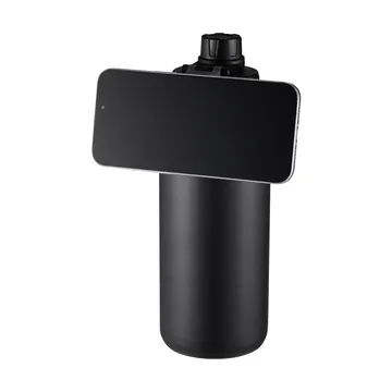 Flory μπουκάλι νερού διπλού τοιχώματος με μαγνήτη κινητού 0,9 L - Μαύρο-γκρι - Dorre