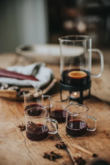 Gerry κανάτα για glögg γυάλινη 1,2 L - Μάυρο - Dorre