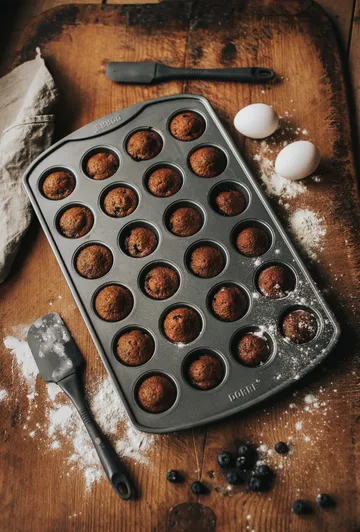 Karabo Θήκη για μάφινς από ανθρακούχο χάλυβα 24 θέσεων - 42,5×26×2,8 εκ. - Dorre