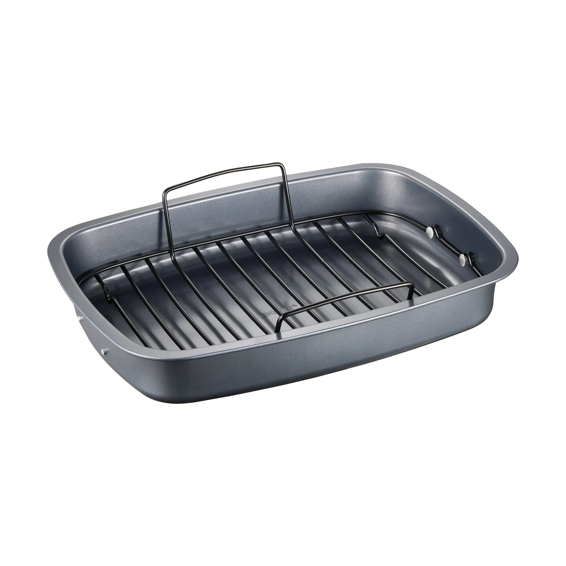 Μακρύ ταψί Karabo με πλέγμα 45,5 cm, Ανθρακούχο χάλυβα Dorre