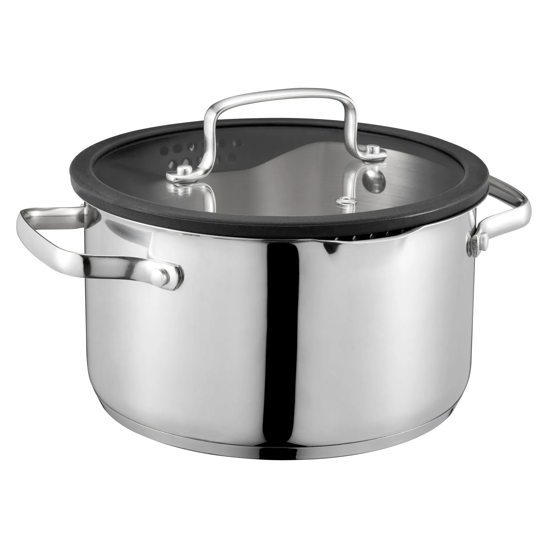 Σετ κατσαρόλες Karla 3 τεμαχίων, Ασημένιο Dorre