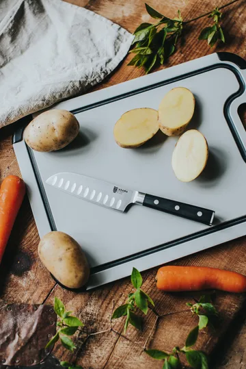 Μαχαίρι Santoku Asama 13 εκ. - Μαύρη λαβή - Dorre