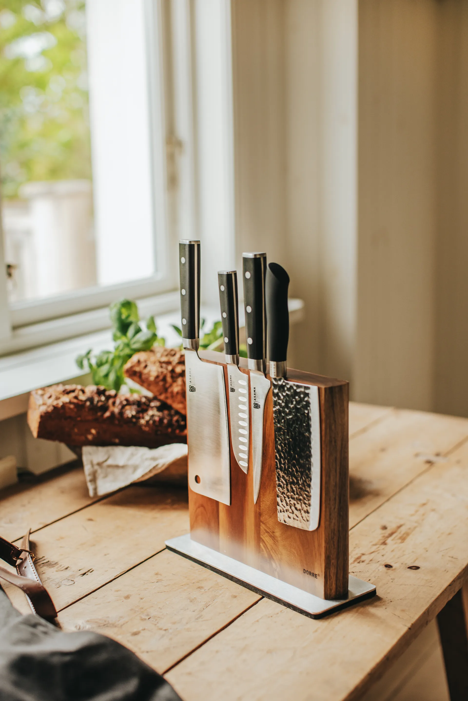 Μαχαίρι Santoku Asama 13 εκ., Μαύρη λαβή Dorre