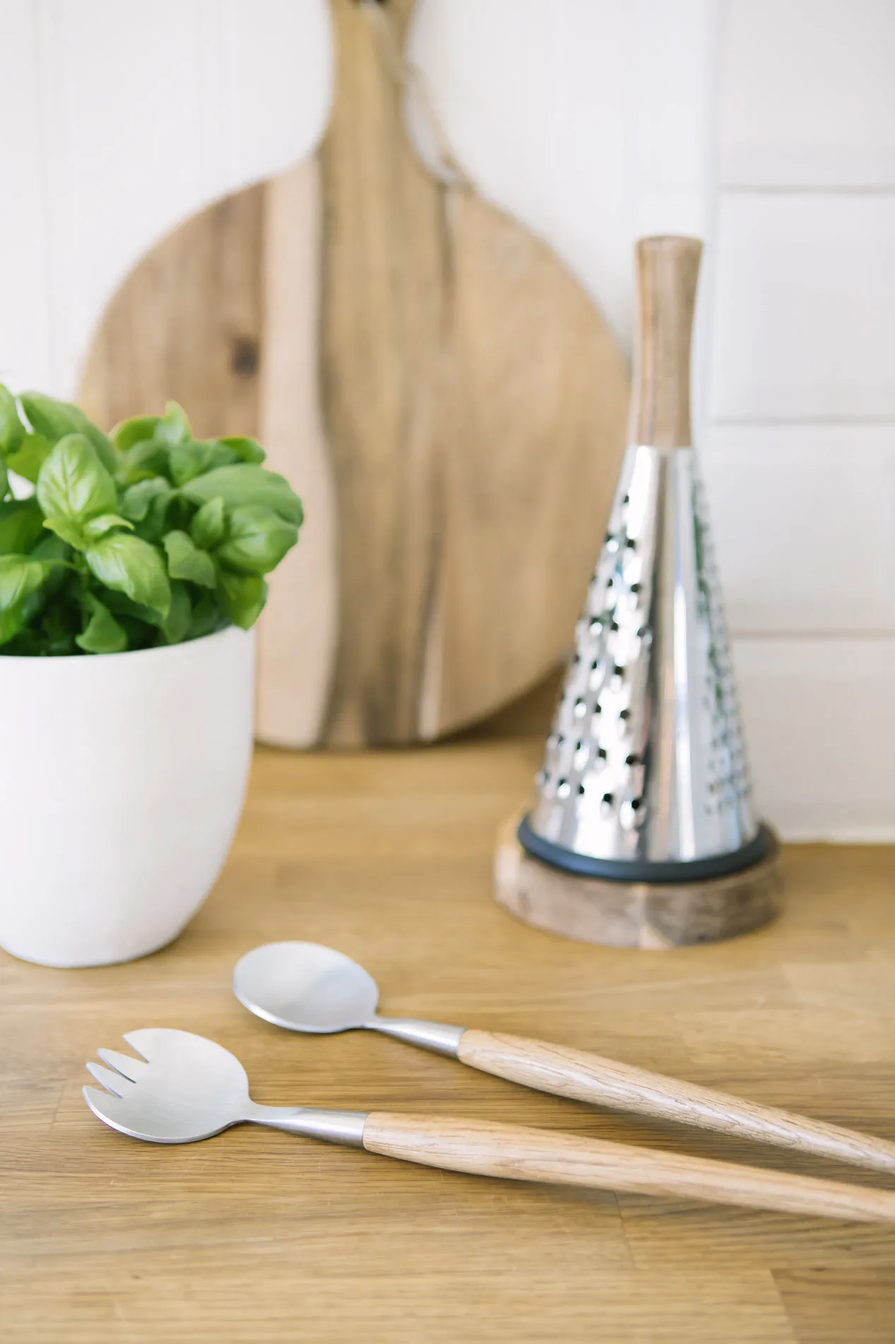 Sico μαχαιροπίρουνα σαλάτας 28 cm, Ανοιξείδωτο ατσάλι-Ακακία Dorre