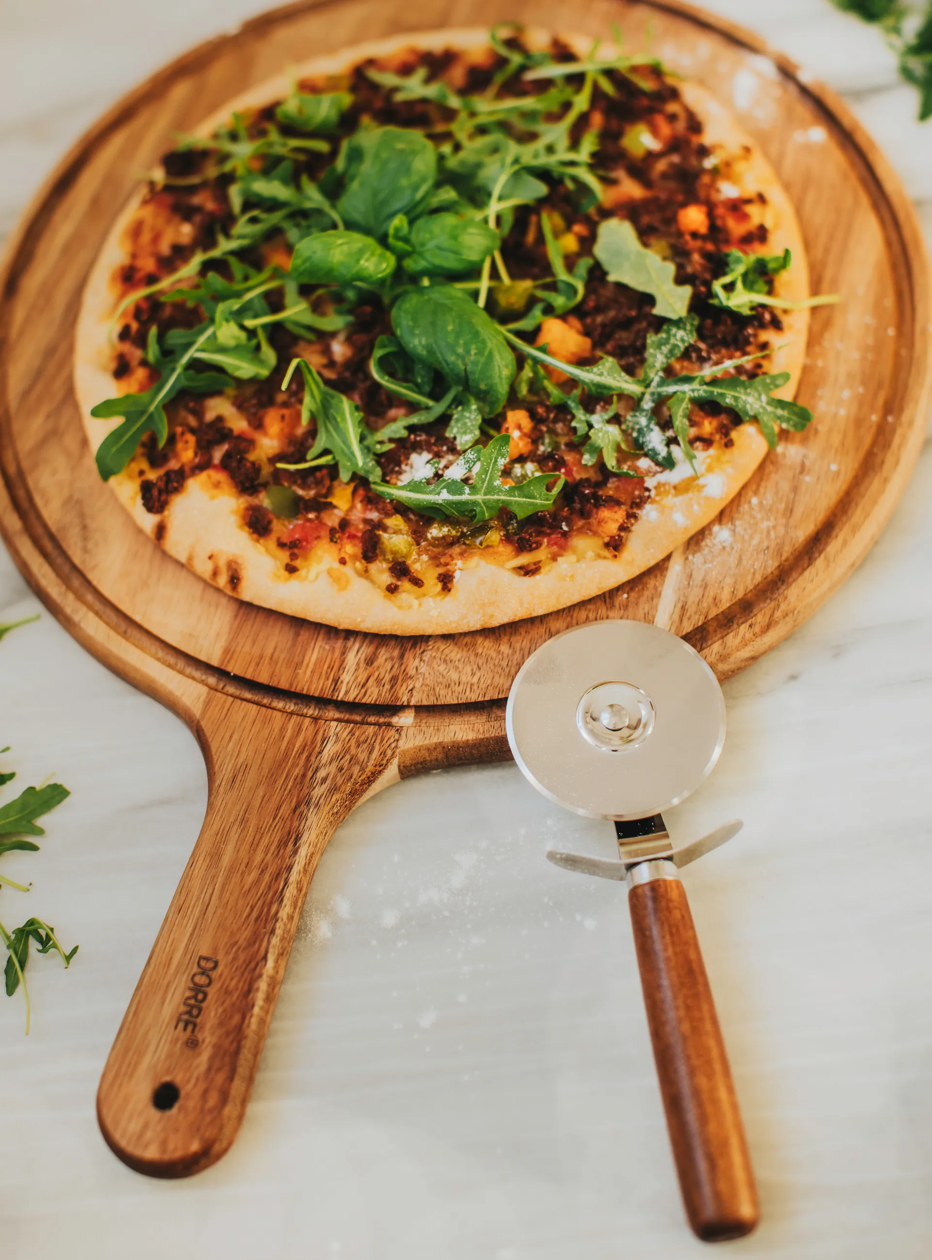 Πιατέλα σερβιρίσματος Ulli Ø30,5 cm, Φυσικό Dorre