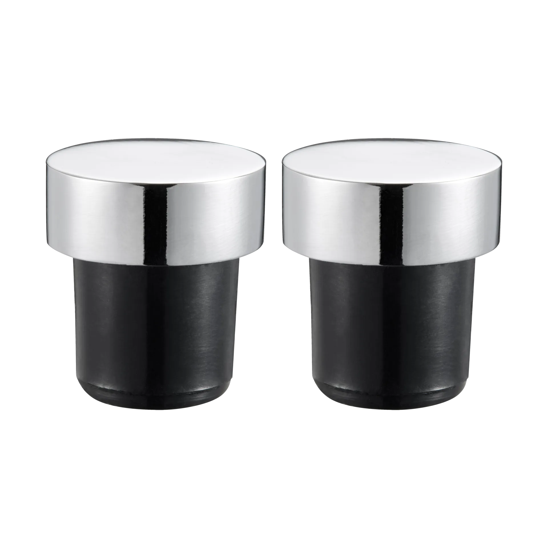 Πώμα κρασιού Valli 2-συσκευασία 3 cm, Χρώμιο Dorre