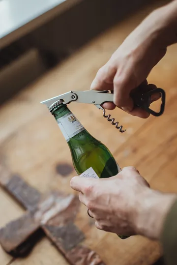 Varda Ανοιχτήρι κρασιού & καπακιών 14,5 cm - Ανοξείδωτο ατσάλι - Dorre