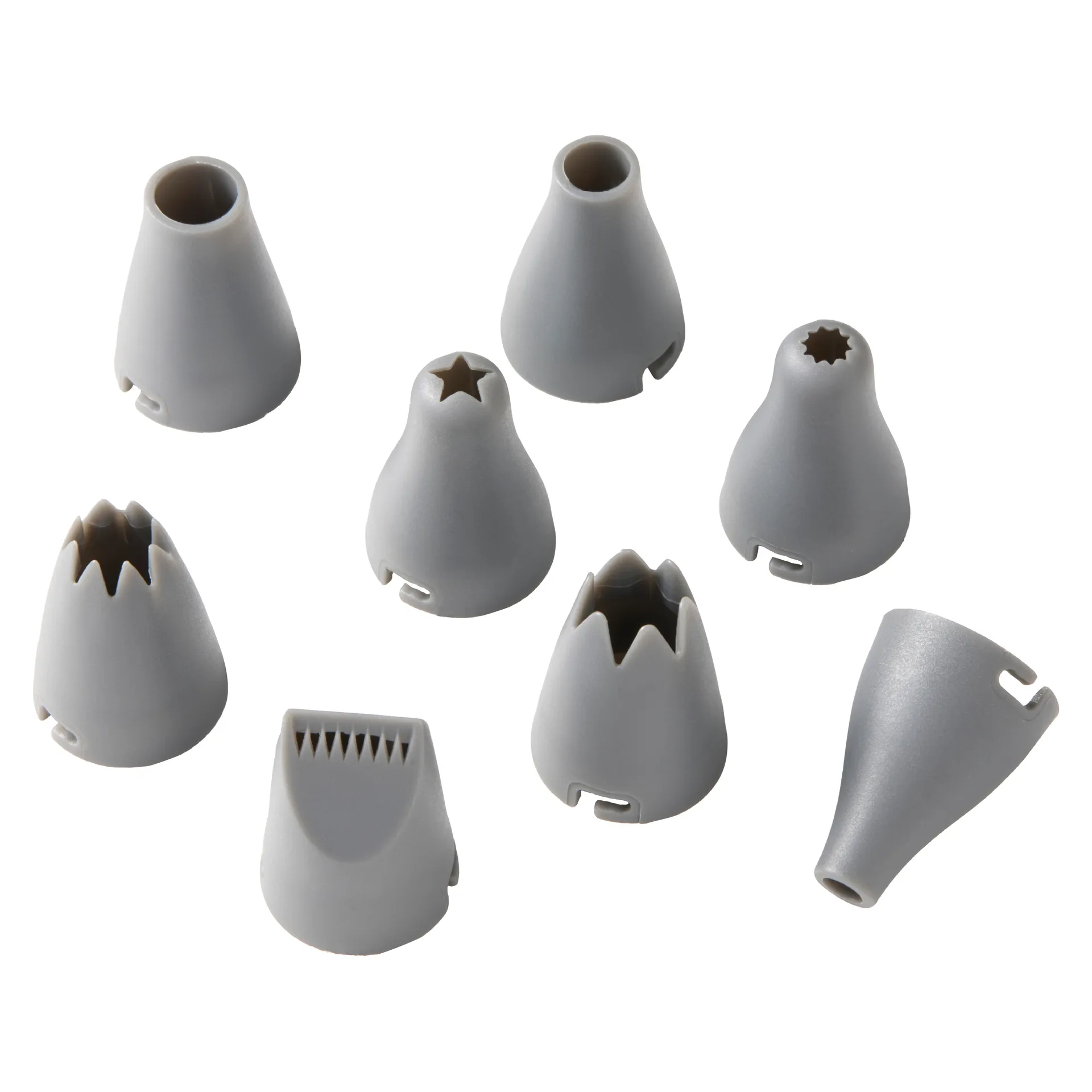 Σετ ακροφυσίων για γλάσο μπισκότων, Διαφανές Dorre