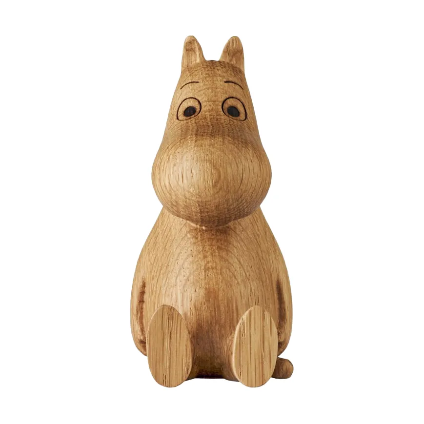 Ξύλινο διακοσμητικό Moomin Mumin 10 cm, Δρυς (FSC) Dsignhouse x Moomin