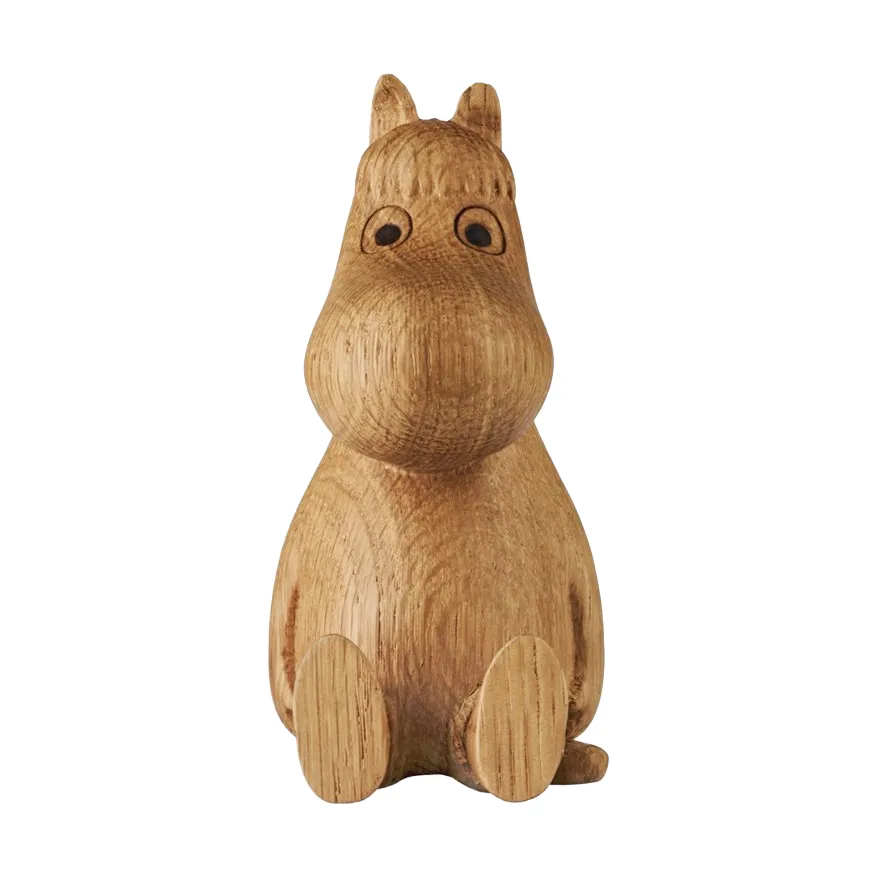 Ξύλινο διακοσμητικό Moomin Snorkfröken 10 cm, ΔΡΥΣ (FSC) Dsignhouse x Moomin
