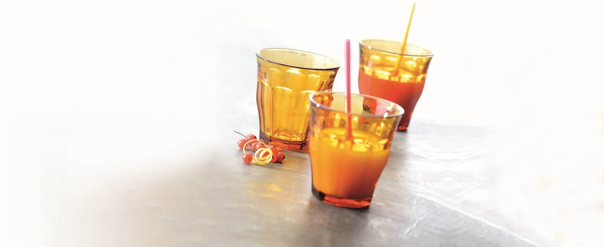 Picardie ποτήρι, Amber, συσκευασία 6 τεμαχίων, 25 cl Duralex