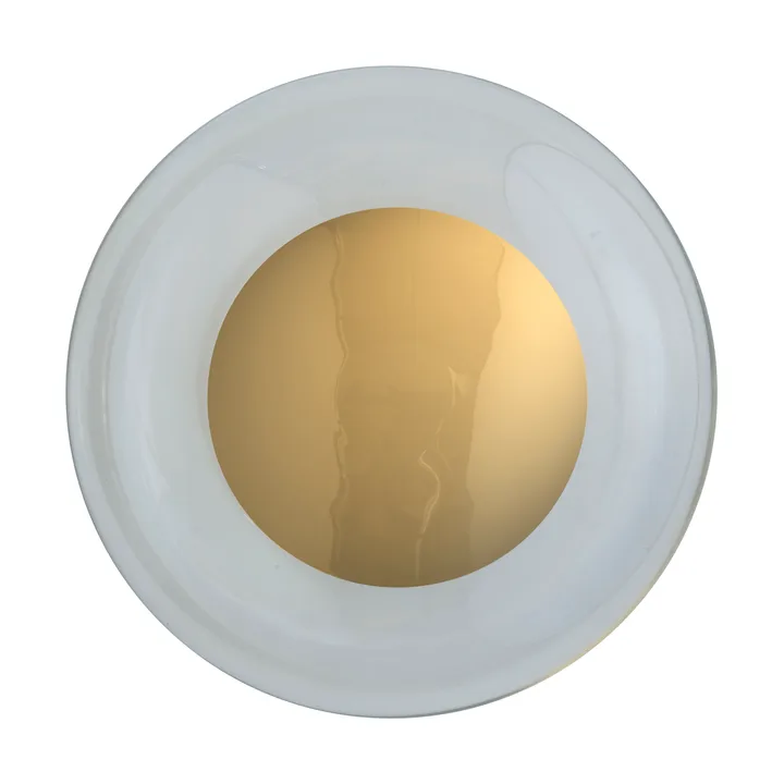 Horizon surface απλίκα τοίχου - Clear-shiny gold, Ø29 εκ. - EBB & FLOW