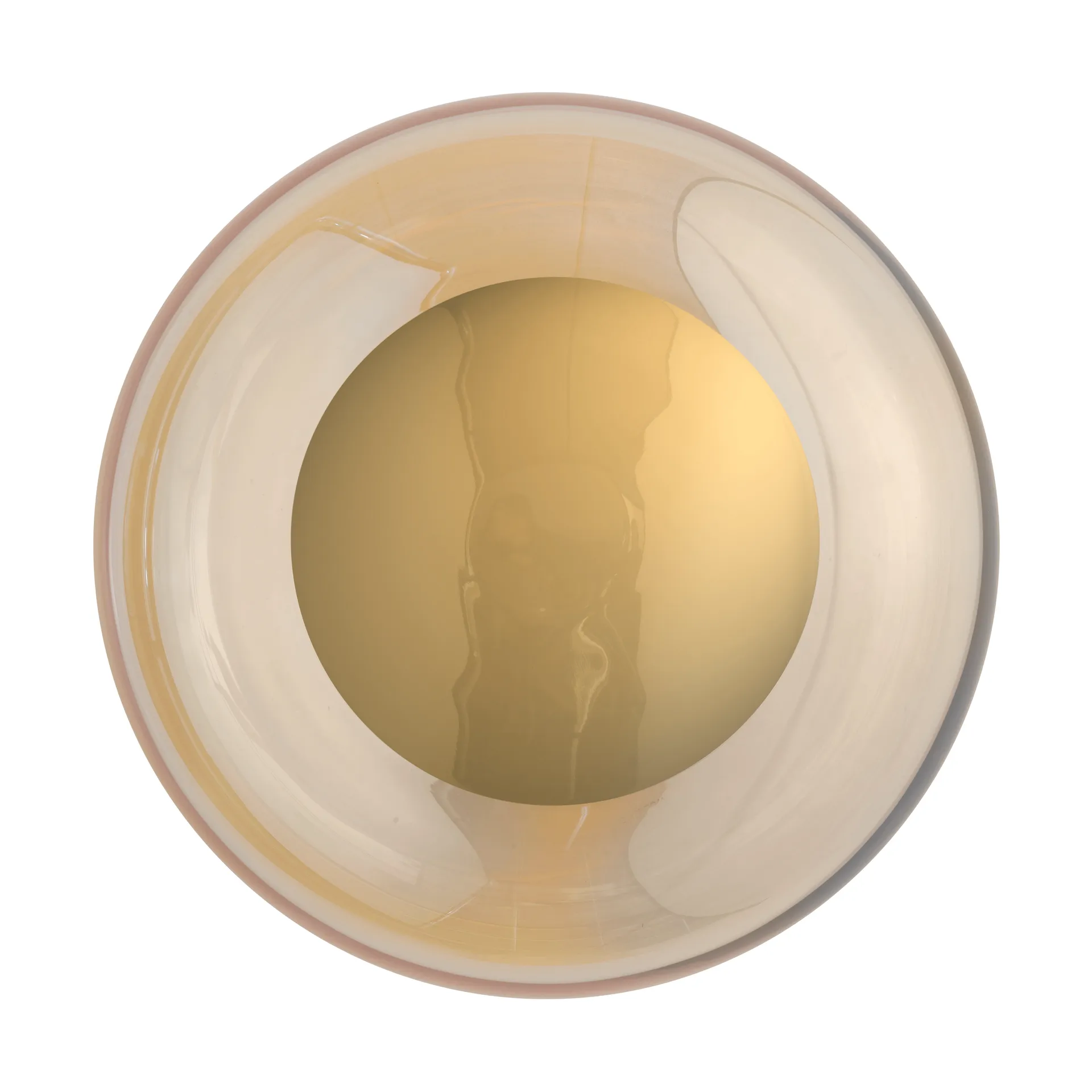 Horizon surface απλίκα τοίχου, Golden smoke, Ø29 εκ. EBB & FLOW