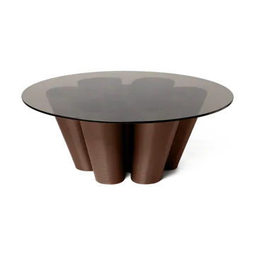 Anemone τραπεζάκι του καφέ Ø110 cm - Chocolate - Ekbacken Studios