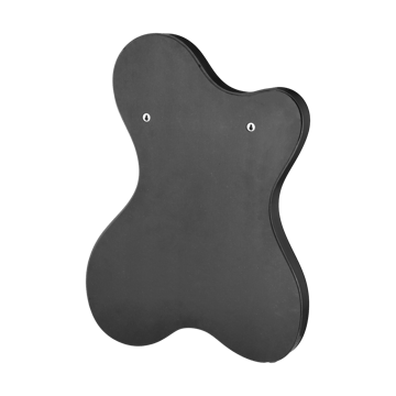 Pebble καθρέφτης small 56x76 cm - Black - Ekbacken Studios