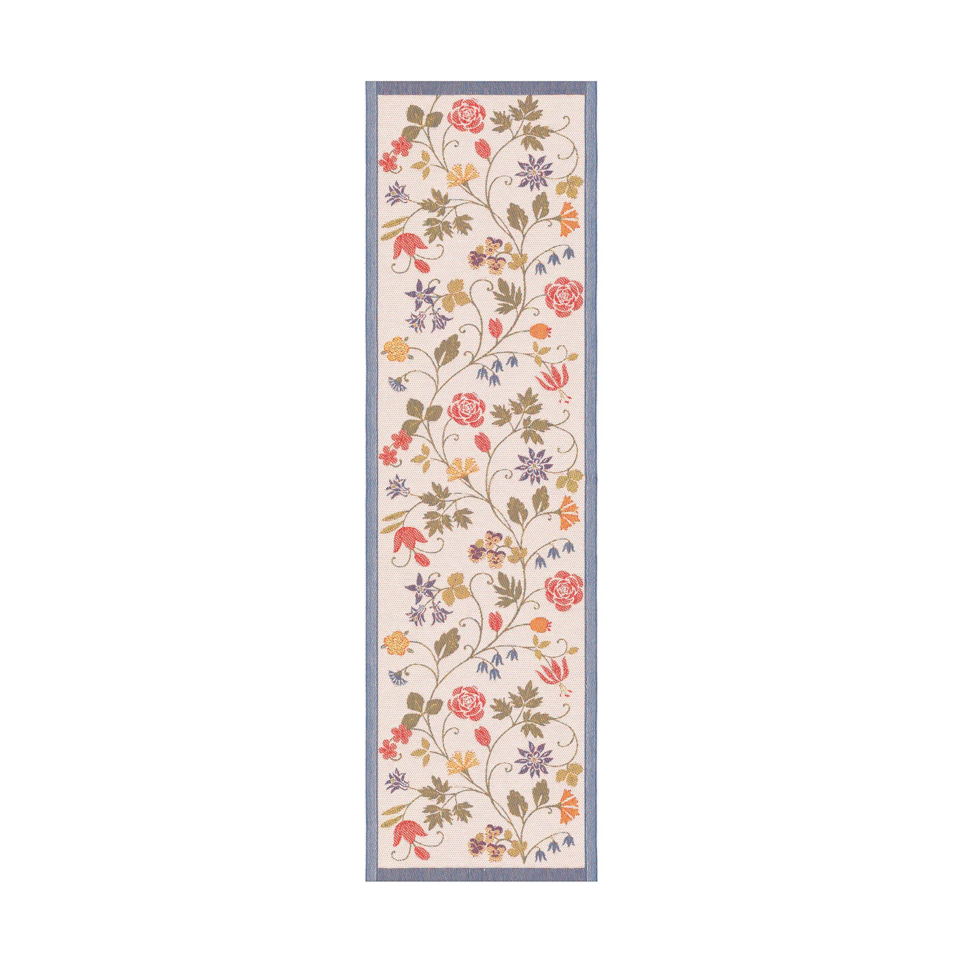Τρέχων λωρίδα τραπεζιού λουλουδιών 35x120 cm, Multi Ekelund Linneväveri