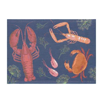 Τραπεζομάντηλο για γιορτή θαλασσινών  - 35x48 cm - Ekelund Linneväveri