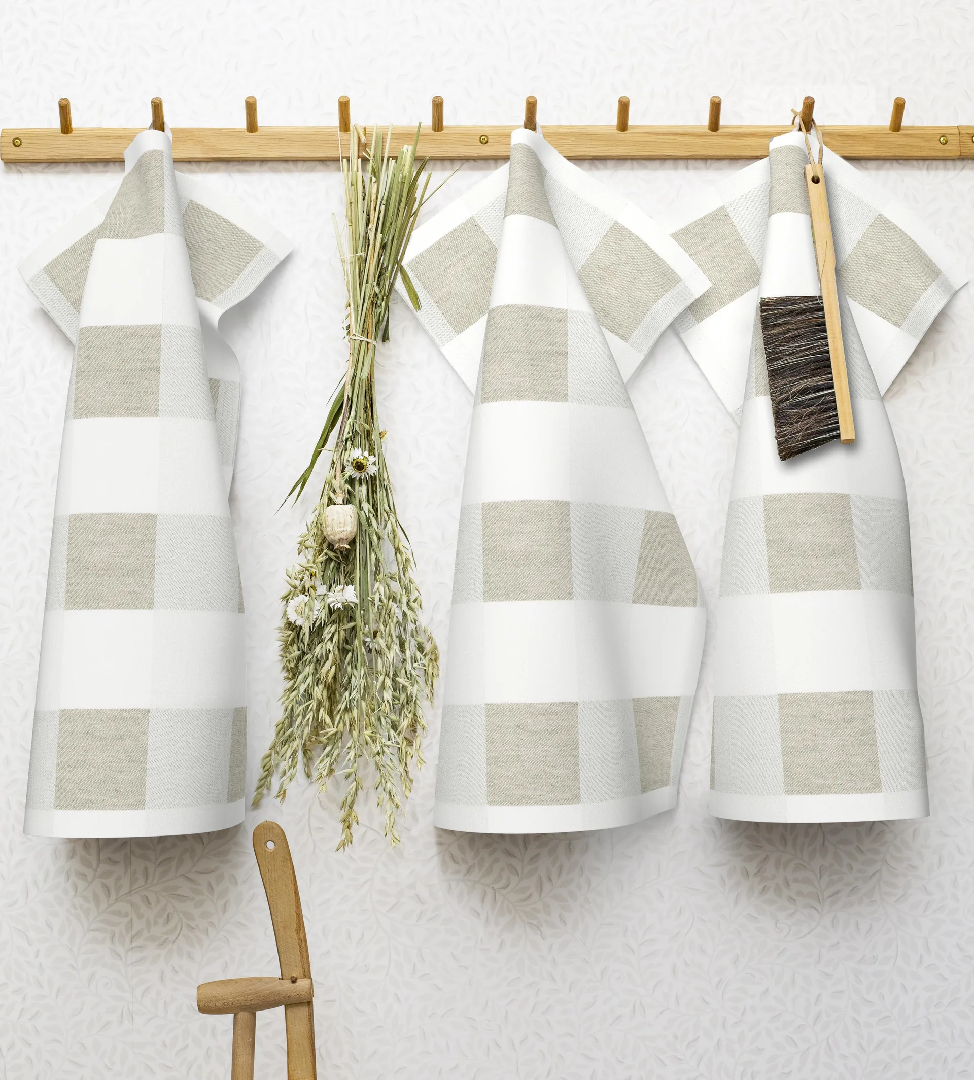 Πετσέτα κουζίνας με σχέδιο σκακιέρας, 35x50 εκ Ekelund Linneväveri