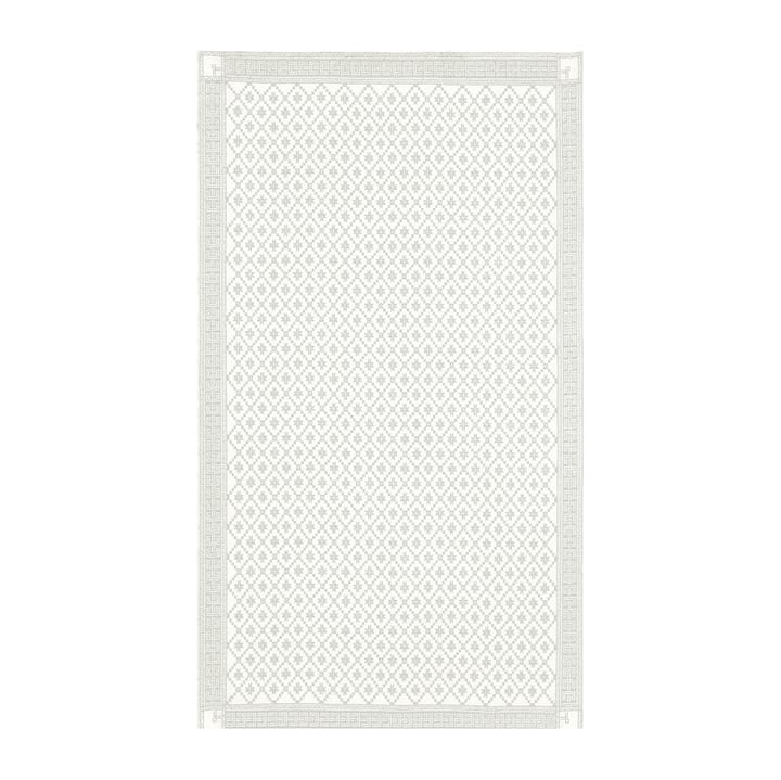 Åttebladrose τραπεζομάντιλο μπεζ - 150x260 cm - Ekelund Linneväveri