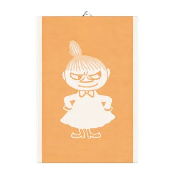 Big little My πετσέτα κουζίνας πορτοκαλί - 35x50 cm - Ekelund Linneväveri