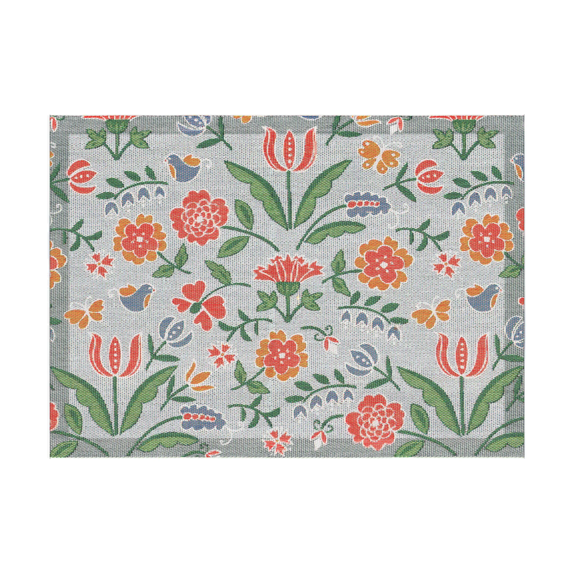 Blomglänta σουπλά 35x48 εκ, Multi Ekelund Linneväveri