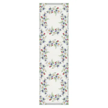 Blomkrans μακρόστενο διακοσμητικό τραπεζομάντιλο 35x120 cm - πολύχρωμο - Ekelund Linneväveri