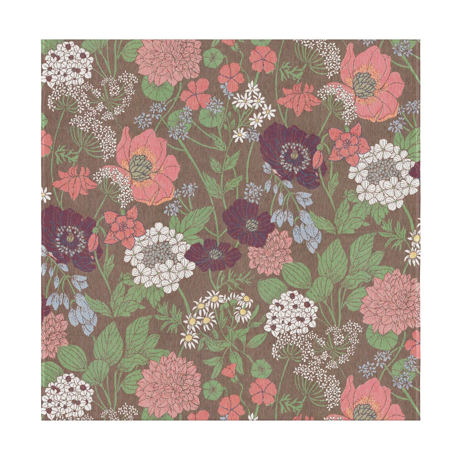 Τραπεζομάντηλο Blomsterfång 145x145 cm, Multi Ekelund Linneväveri
