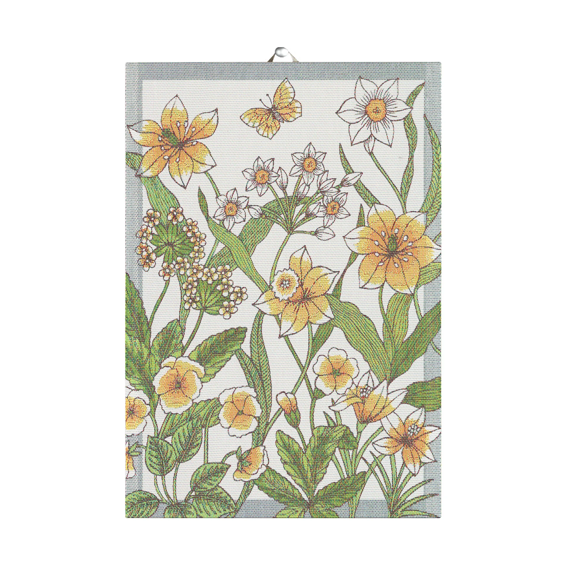 Daffodil πετσέτα κουζίνας 35x50 εκ., Κίτρινο Ekelund Linneväveri