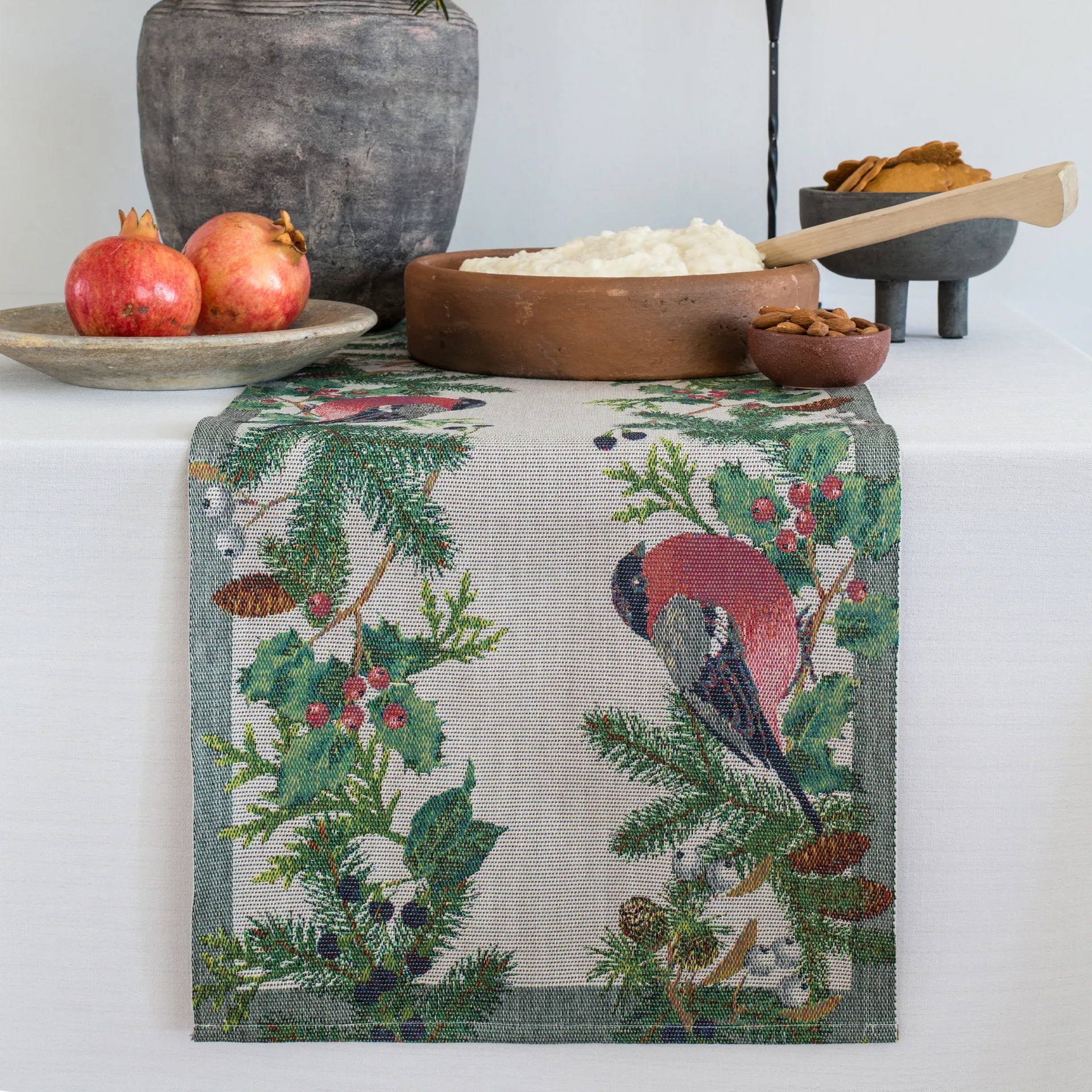 Τραπεζομάντιλο, Domherre, 35x120 εκ, πολύχρωμη Ekelund Linneväveri