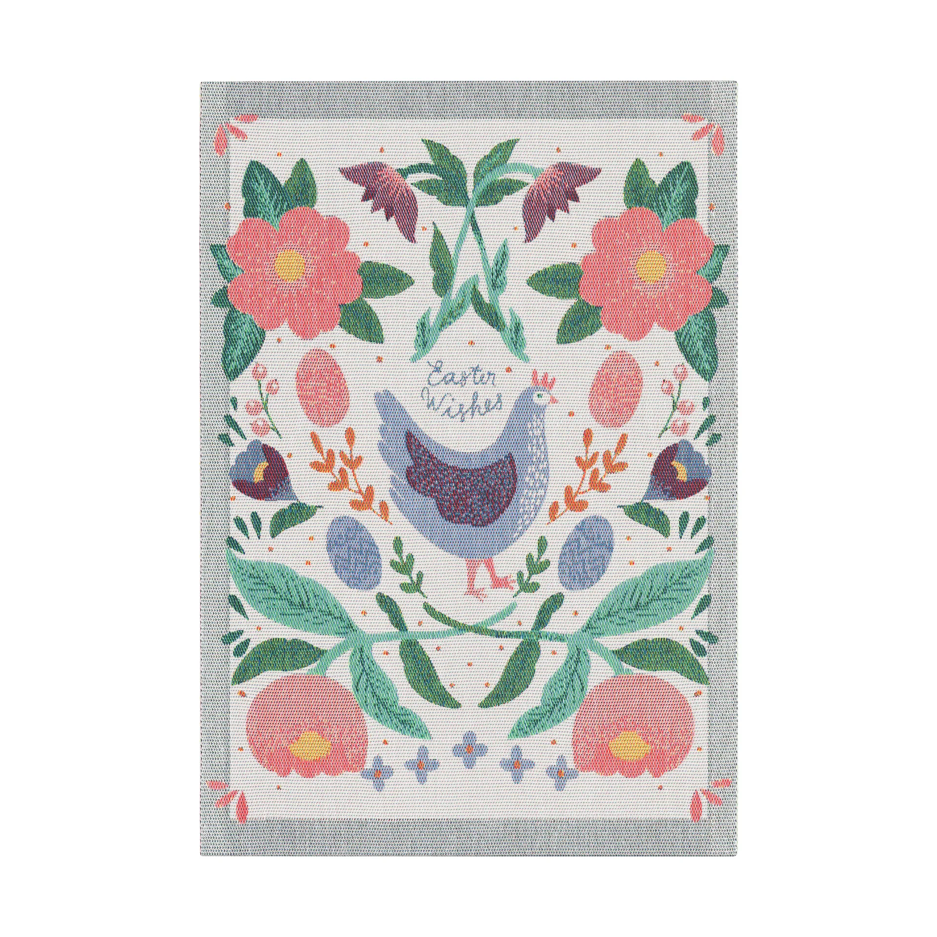 Πετσέτα κουζίνας Easter chicken 35x50 cm, Multi Ekelund Linneväveri