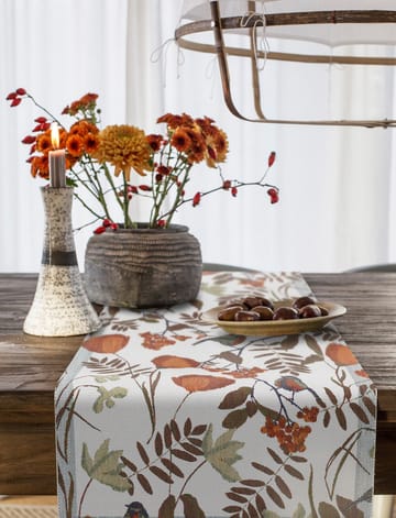 Επιτραπέζιος δρομέας Fåglabäck 35x120 cm - Καφέ - Ekelund Linneväveri